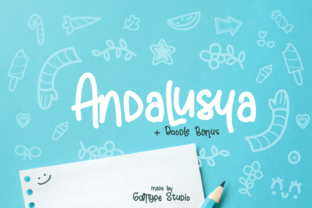 Andalusya: A Playful Script Font for Campaign Design