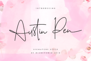 Austin Pen: A Handwritten Font for Elegant Branding