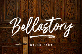 Bellastory: A Rough Brush Font for Web Design