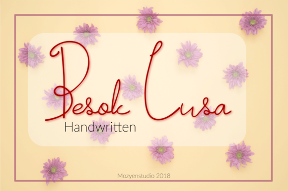 Besok Lusa: A Handwritten Font for Authentic Branding