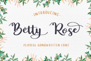 Betty Rose Font: Handwritten Charm for Crafters