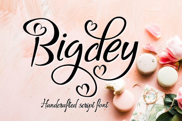 Bigdey: A Romantic Script Font for Polished Branding