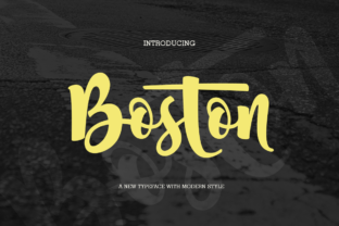 Boston Font: Elevate Your Brand with a Handmade Script Typeface