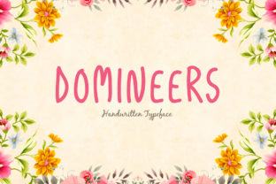 Domineers: A Handwritten Font for Strong Branding