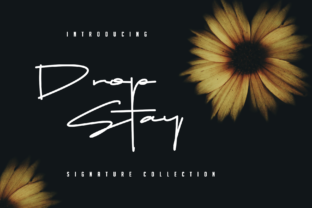 Drop Stay: A Handwritten Font for Makers