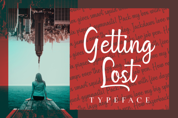 Getting Lost: A Premium Script Font for Web Design
