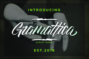 Gramattica: A Vintage Script Font for Makers