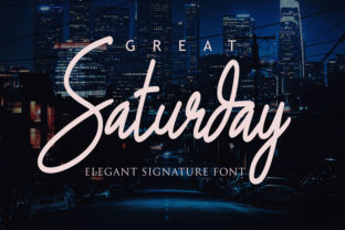 Great Saturday Font: A Modern Script for Web Design