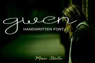 Gwen: A Playful Script Font for Editorial Design
