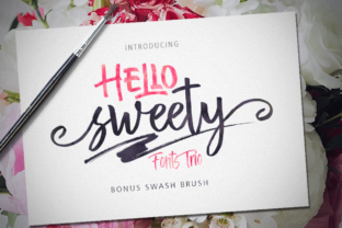 Hello Sweety Trio: A Sweet Typeface for Web Headers