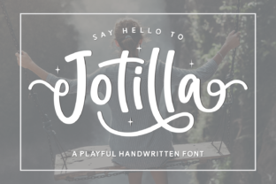 Jotilla: A Refined Script Typeface for Editorial Design