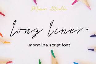 Long Liner: A Refined Script Font for Editorial Design