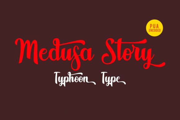 Medusa Story Font: A Bold Script for Brand Identity