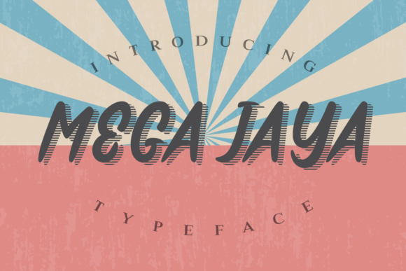 Mega Jaya: A Playful Script Font for Handmade Brands