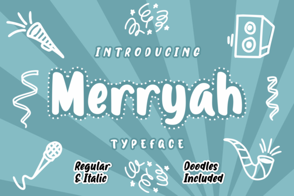 Merryah: The Playful Script Font for Small Business Branding