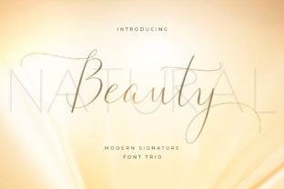 Natural Beauty Duo: A Versatile Script Font for Modern Campaigns