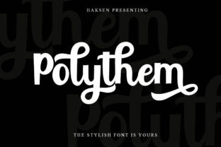 Polythem Review: A Bold Script for Modern Brand Identity