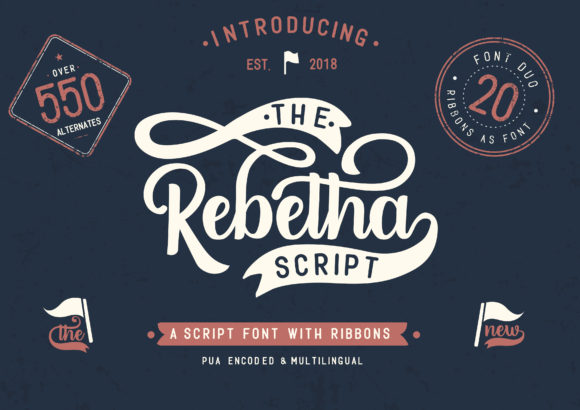 Rebetha Duo: The Perfect Typeface for Handmade Brands