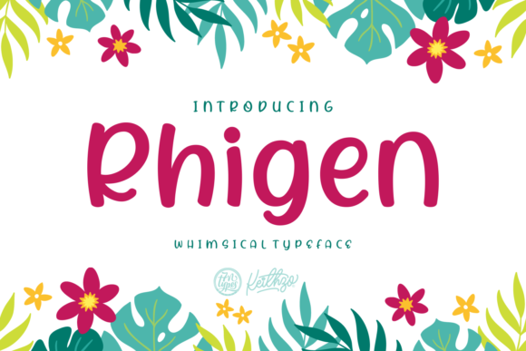 Rhigen: The Playful Script Font for Handmade Brands