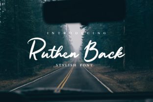 Ruthen Back Typeface for Web Design