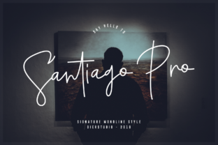 Santiago Pro: A Modern Script Typeface for Branding