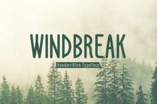 Windbreak Font: Bold Handwritten Style for Marketers